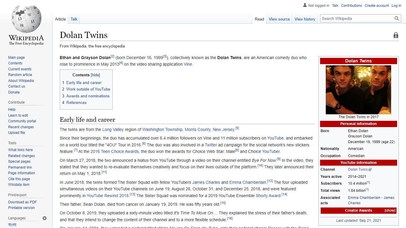 Dolan Twins - Wikipedia