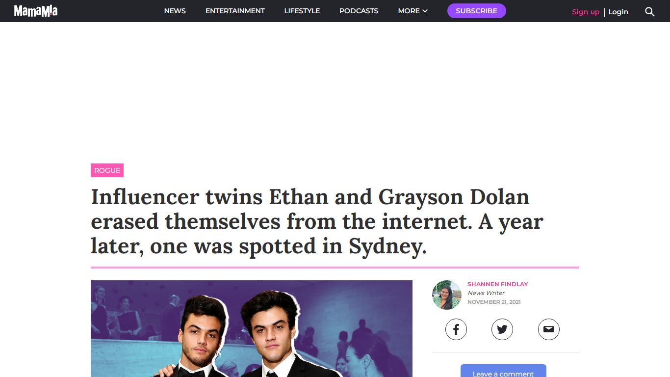 Ethan and Grayson Dolan: Where are they now? - Mamamia